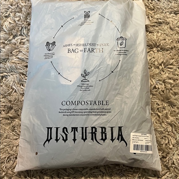 Disturbia Aura Dragon Jacquard Collar Knit Sweater - Picture 7 of 8